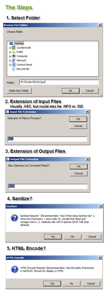 Batch-ASCII-2-Web-Steps