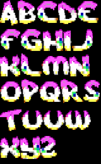 TheDraw Font ACIDTRON