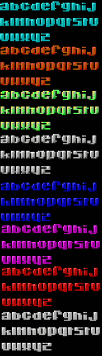 TheDraw Font ALPHAX