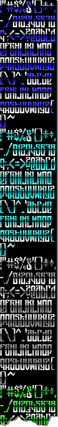 TheDraw Font ARMAGDNX