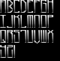 TheDraw Font ATOMIC
