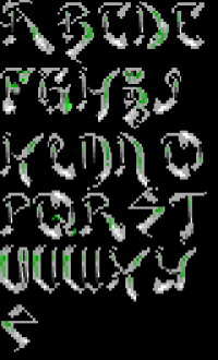 TheDraw Font BEAST