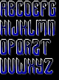 TheDraw Font BIOHAZRD