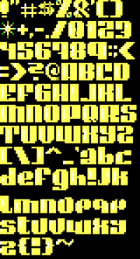 TheDraw Font BRAINDAMAGE