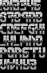 TheDraw Font CARTEL