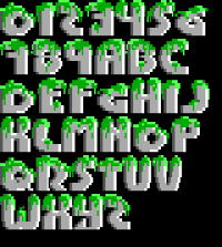TheDraw Font CIRCUITS