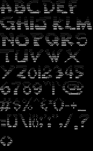 TheDraw Font Cosmic