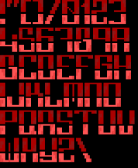 TheDraw Font CYBERWAR