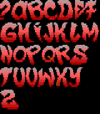 TheDraw Font DARKLAND