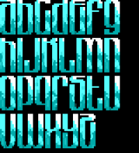 TheDraw Font DARKSIDE