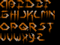 TheDraw Font DARKSUN