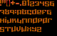 TheDraw Font DEMONCLN