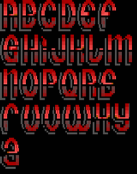 TheDraw Font DOMINION