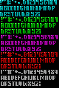 TheDraw Font DRGX