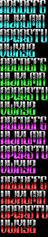 TheDraw Font DRKIMAGX
