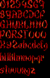 TheDraw Font DUNGEON