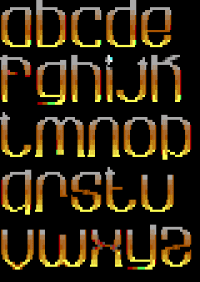 TheDraw Font ETERNAL2