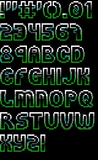 TheDraw Font FONT26OL