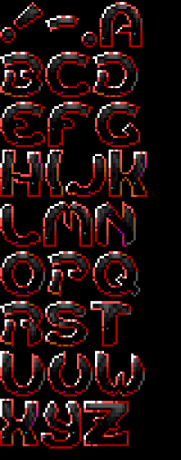 TheDraw Font GRNDZERO