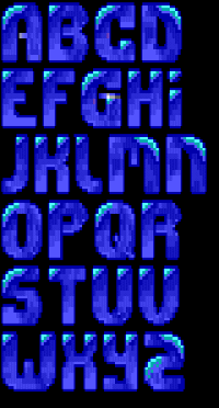 TheDraw Font ICE