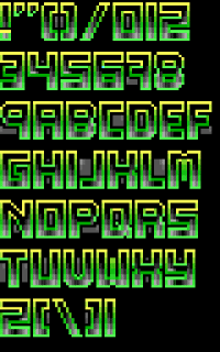 TheDraw Font INFINITE