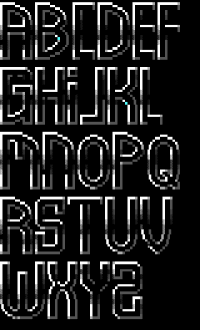 TheDraw Font INFINSRT