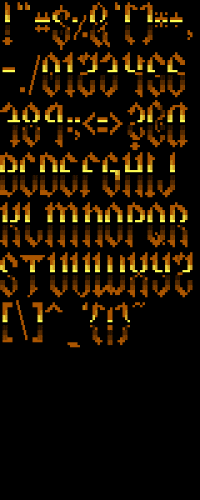 TheDraw Font LostSouls