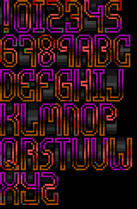 TheDraw Font MADMAN2