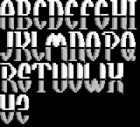 TheDraw Font POWRGRID