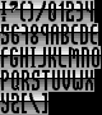 TheDraw Font REGULATR