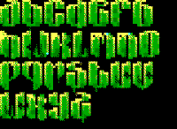 TheDraw Font SABOTAGE_II
