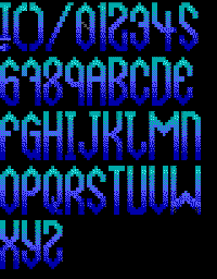 TheDraw Font Sanitarium