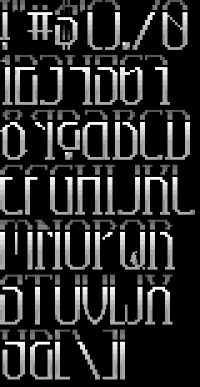 TheDraw Font SHALLOW