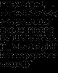 TheDraw Font STANDARD
