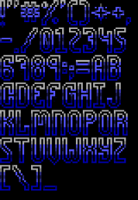 TheDraw Font Tranqilizer