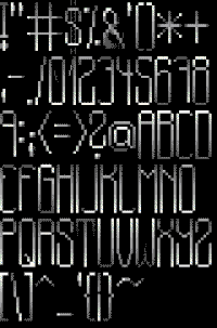 TheDraw Font UNCHAINED