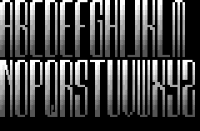 TheDraw Font UnderWorld