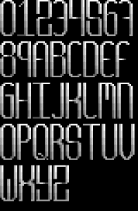 TheDraw Font UTOPIAN