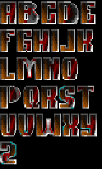 TheDraw Font WILDCHLD