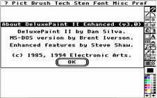 Deluxe Paint II Enhanced V3.0 (PC/MS DOS)