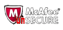 mcafee-unsecure-logo