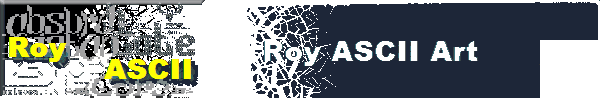 Roy ASCII Art