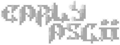 Roy/SAC Early ASCII Art